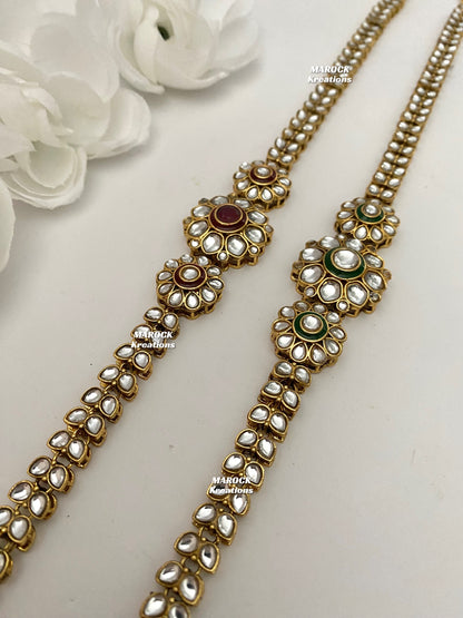 Fine Kundan sheesh phool/head band/head piece