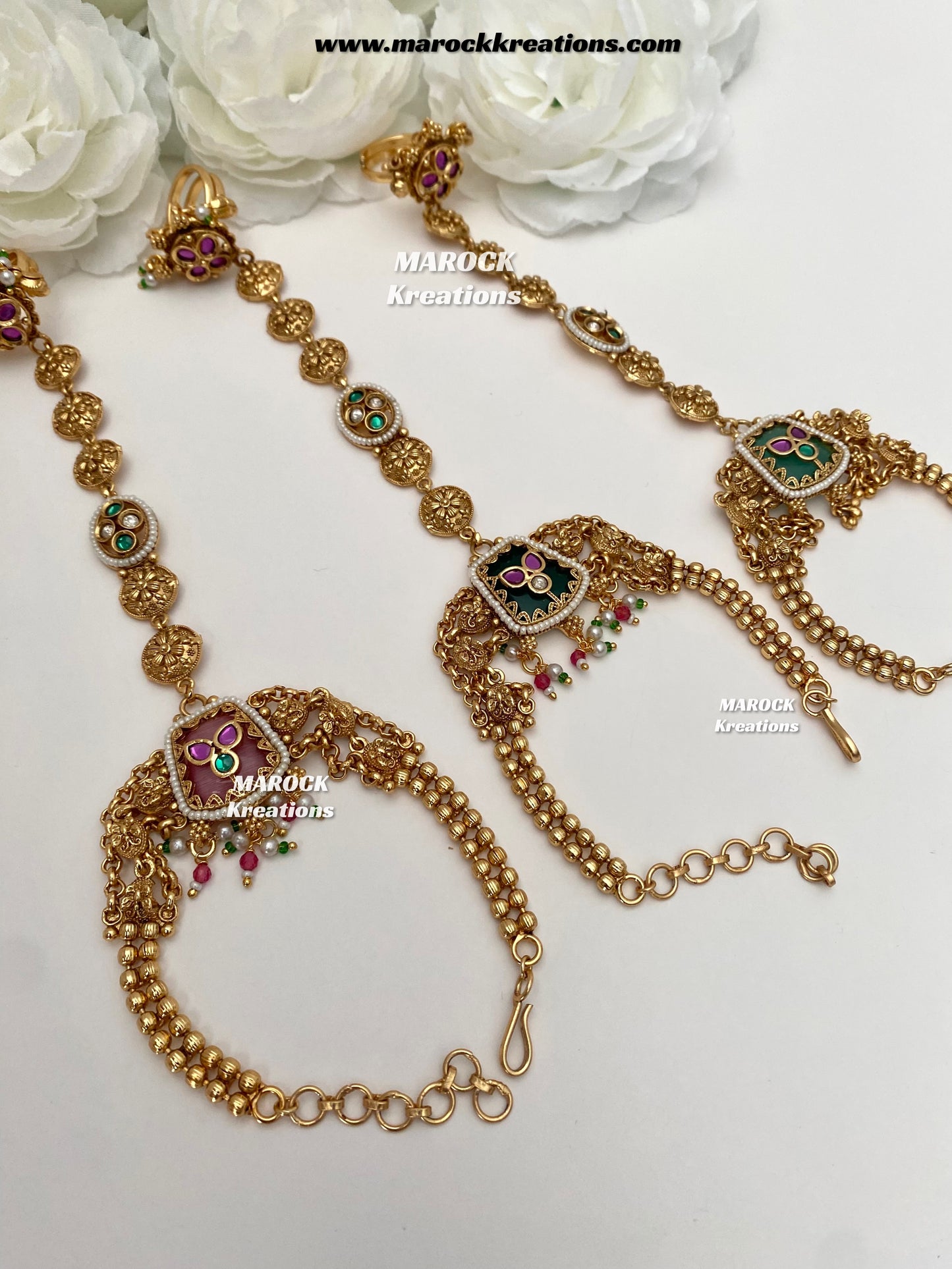 Meliza Premium Quality gold plated heritage Hand pieces