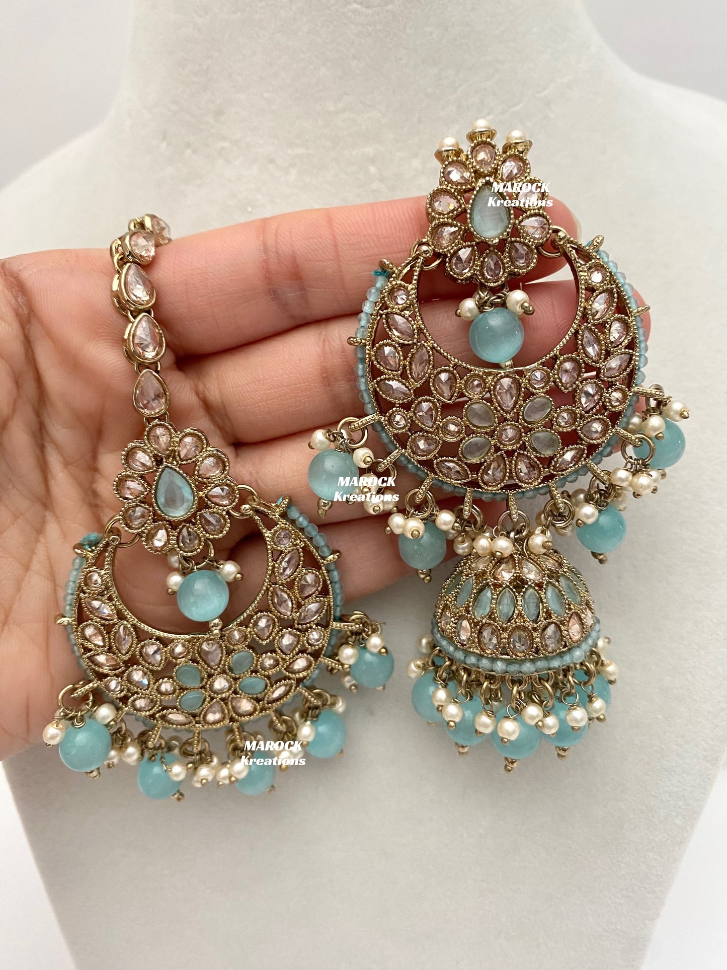 Tashi Premium Quality Polki Statement Bridal set