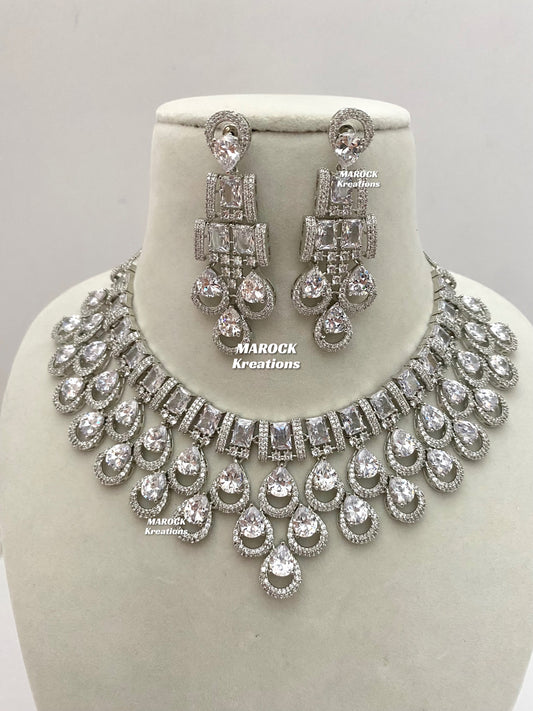 American Diamond Necklace set