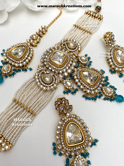 Aarzoo Kundan Statement Choker set