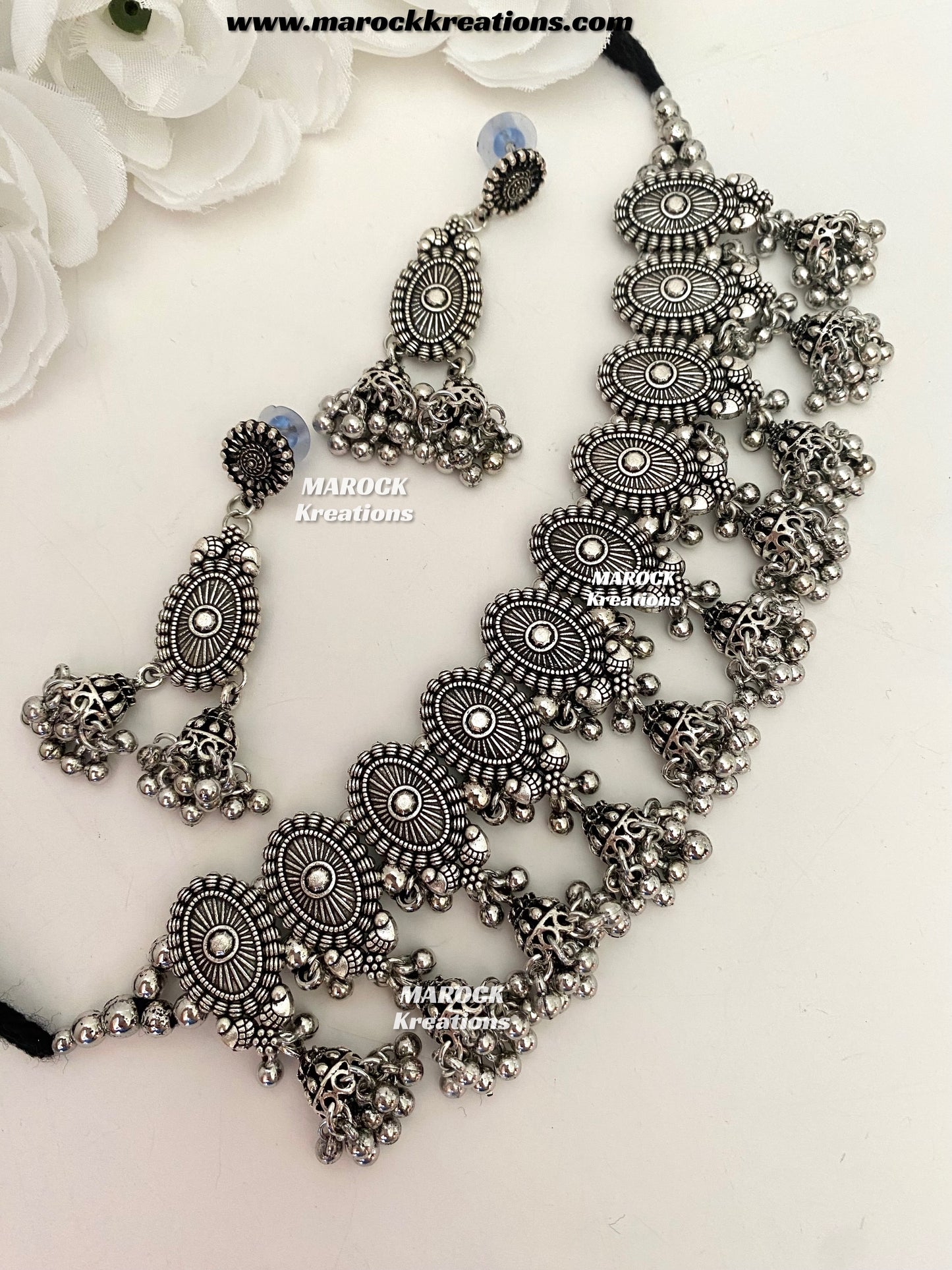 Oxidized Choker set