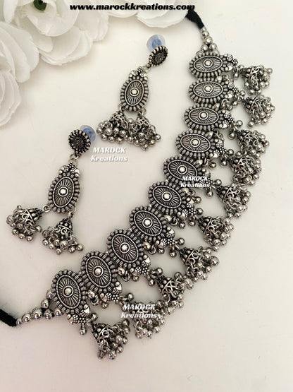 Oxidized Choker set