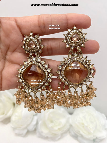 Shala Polki Statement Earrings