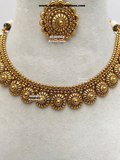 Premium Quality Gold plated necklace set