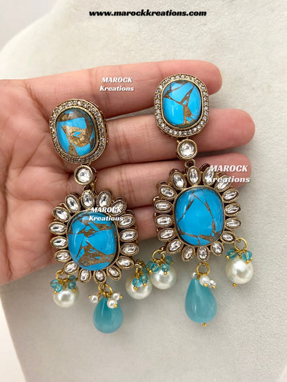Jane Sabyasachi inspired Premium Quality  Kundan statement necklace set