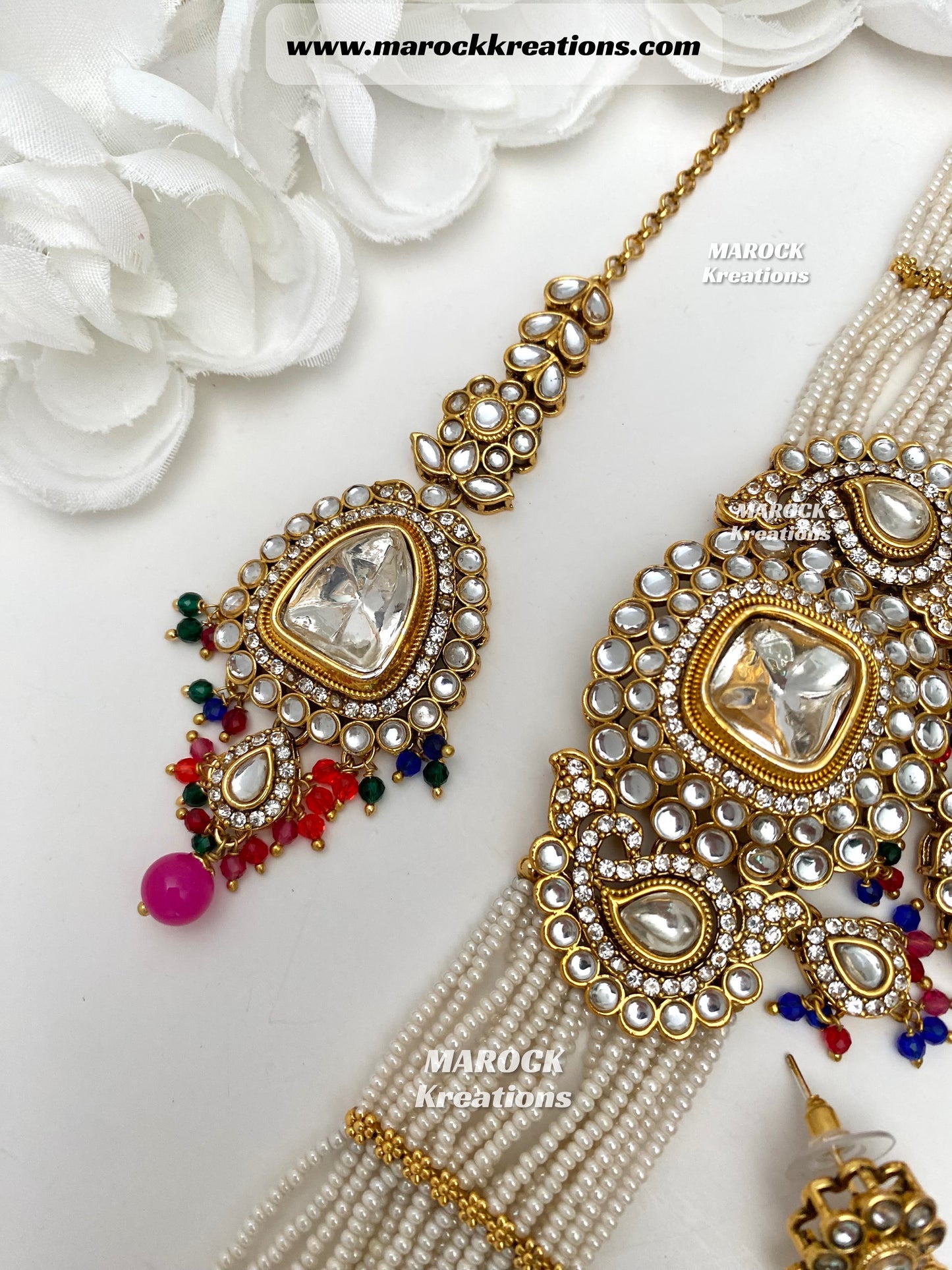 Aarzoo Kundan Statement Choker set