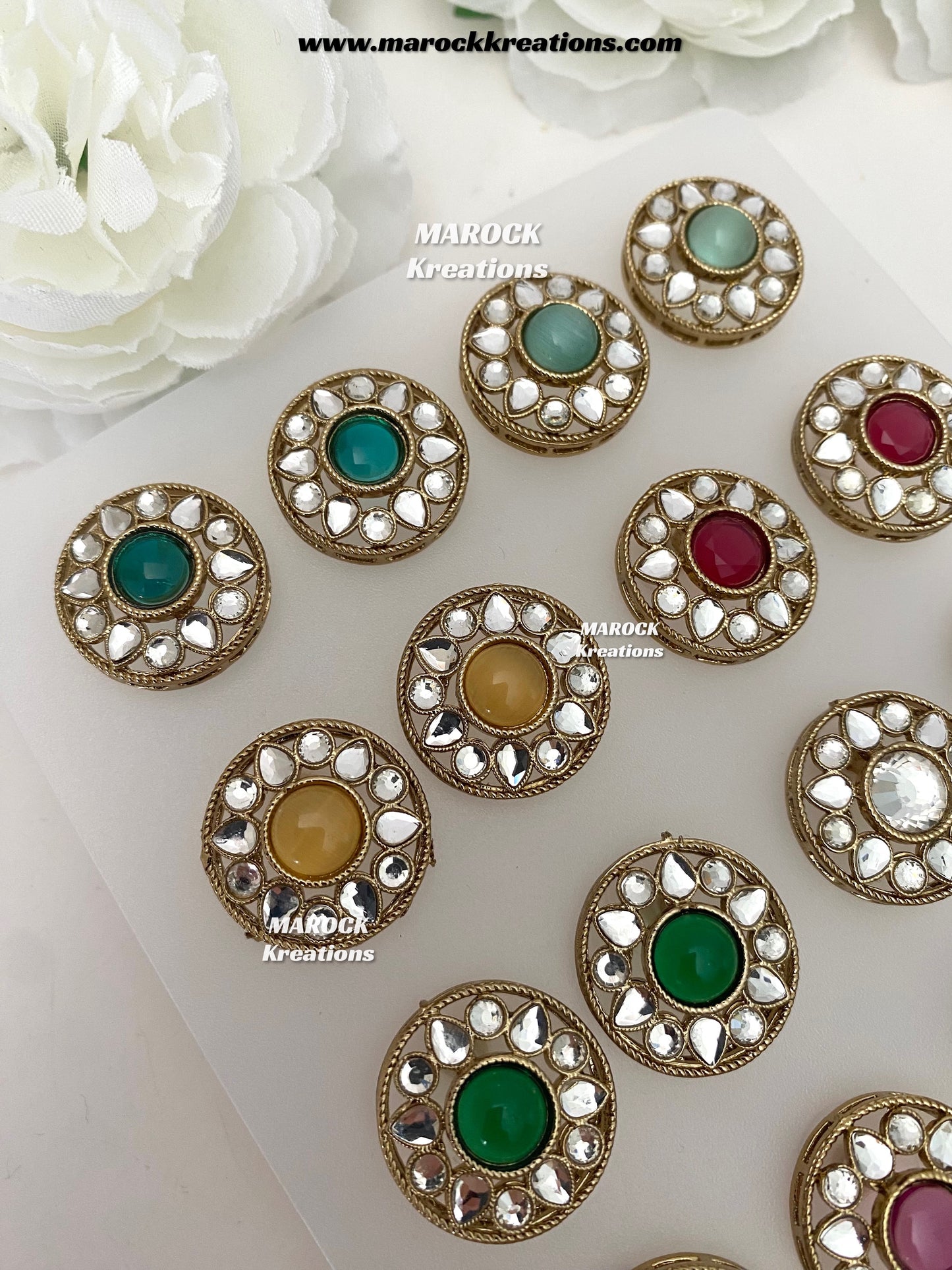 Uncut Kundan Studs/Earrings