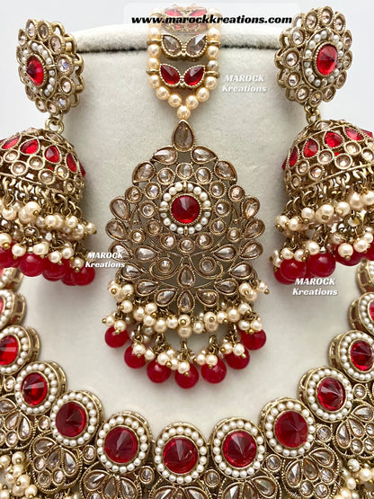 Aalia Antique Polki Necklace set