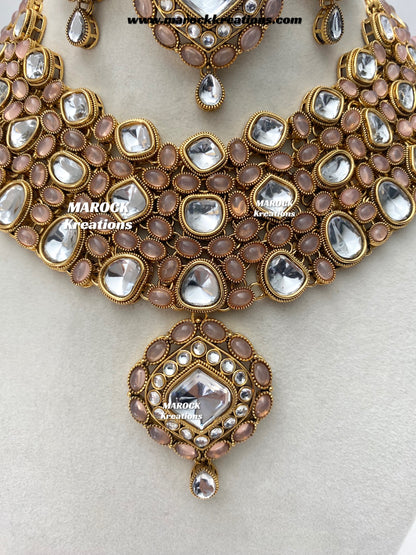 Roksana Sabyasachi inspired Premium Quality Kundan Statement Necklace set