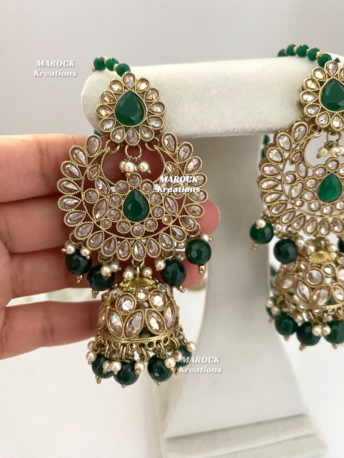 Premium Quality Polki Bridal set/Indian bridal jewelry