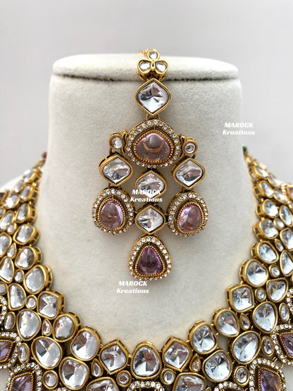 Patriza Sabyasachi inspired Premium Quality Kundan Statement Necklace set