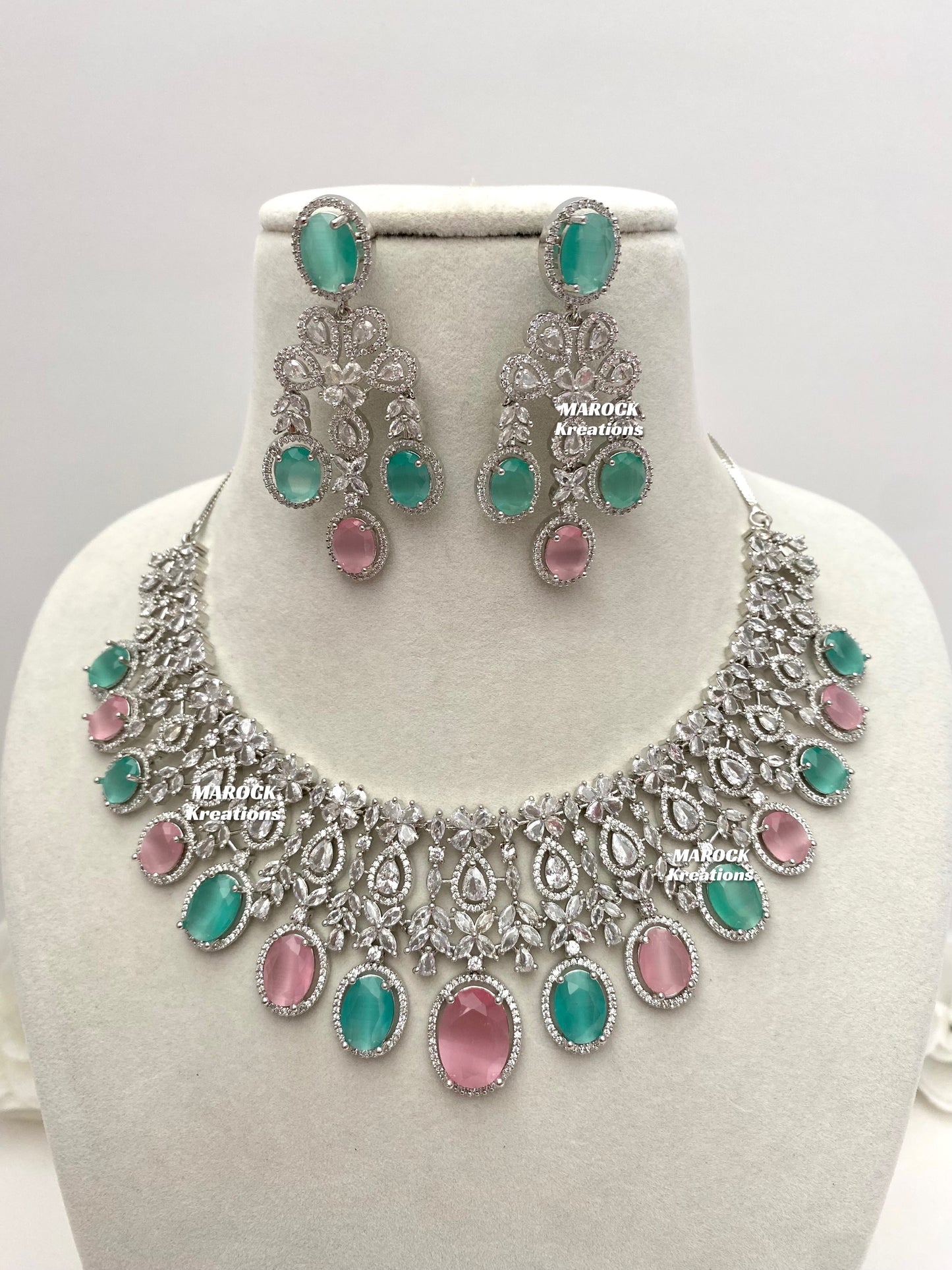 Amaya American Diamond Necklace set