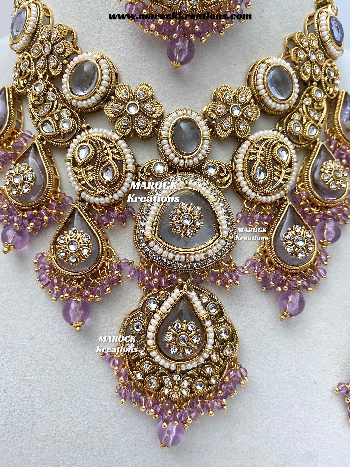 Rufsana Sabyasachi inspired Premium Quality Kundan statement necklace set