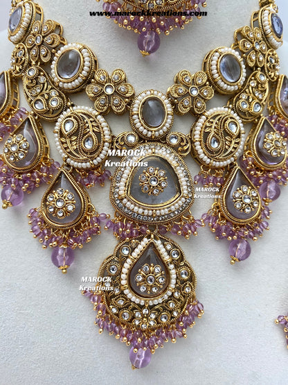 Rufsana Sabyasachi inspired Premium Quality Kundan statement necklace set