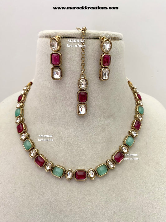 Premium quality Kundan Necklace set