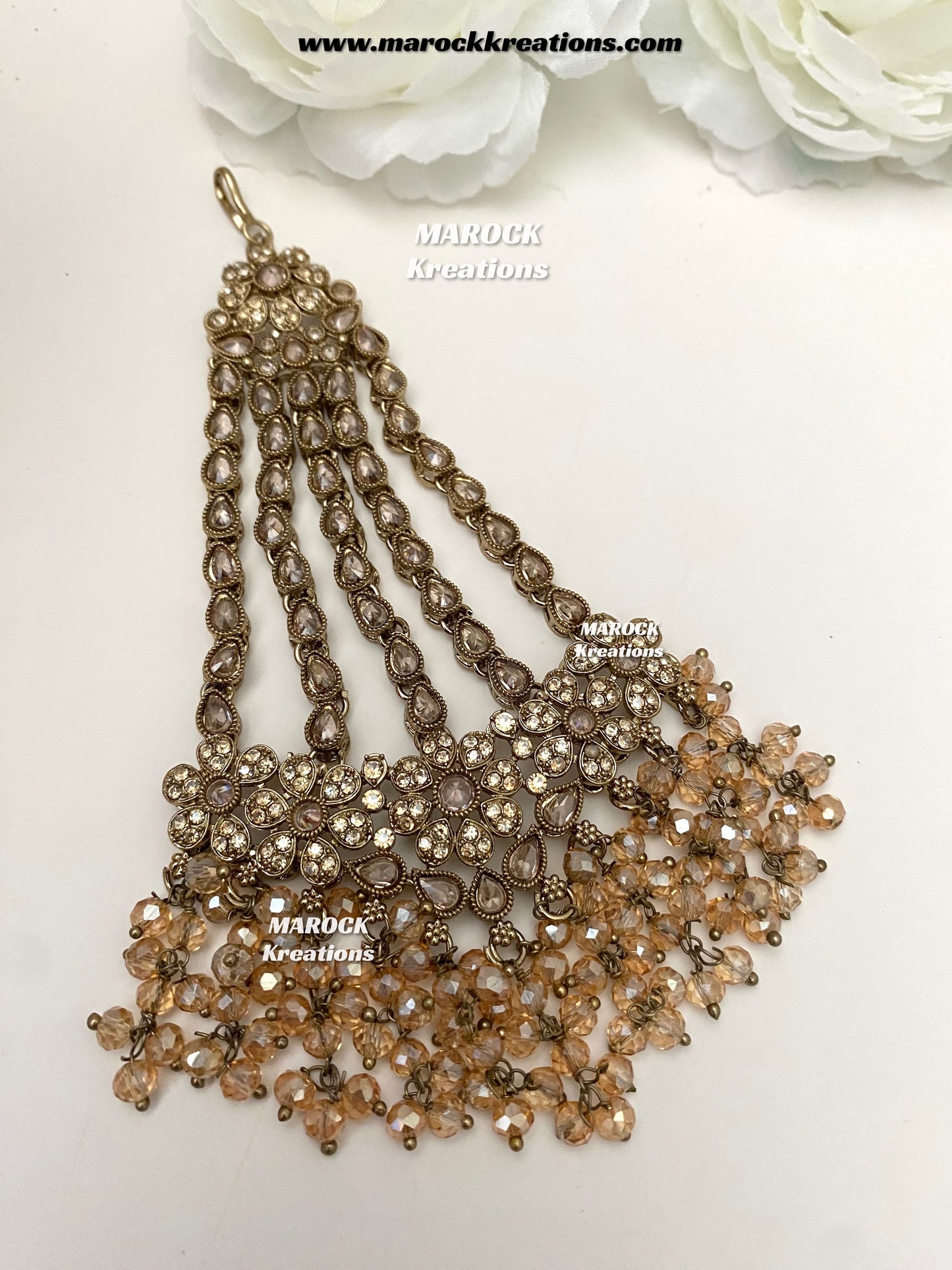 Meesha Premium Quality Pakistani Choker and Necklace combo set