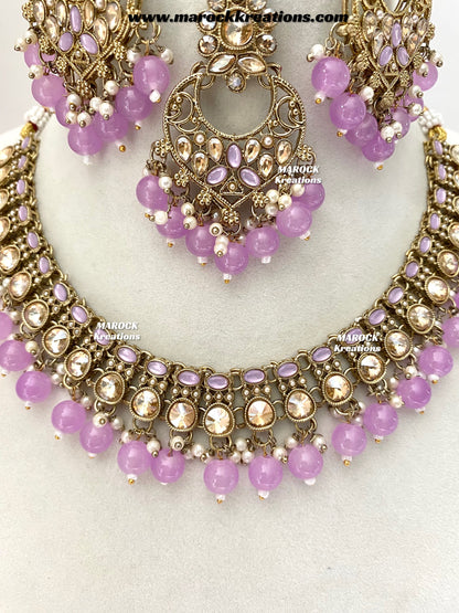 Shefa Polki Necklace set
