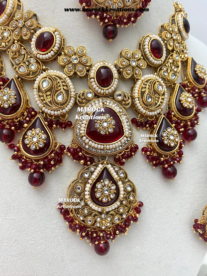 Rufsana Sabyasachi inspired Premium Quality Kundan statement necklace set