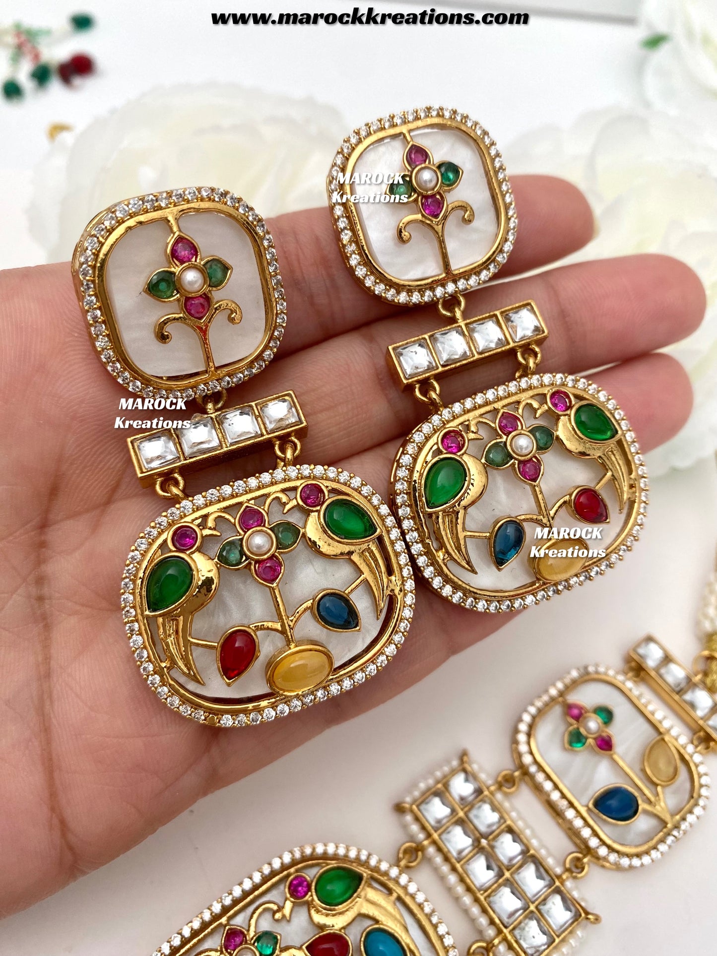 Swati Premium Quality sabyasachi inspired Statement kundan choker set