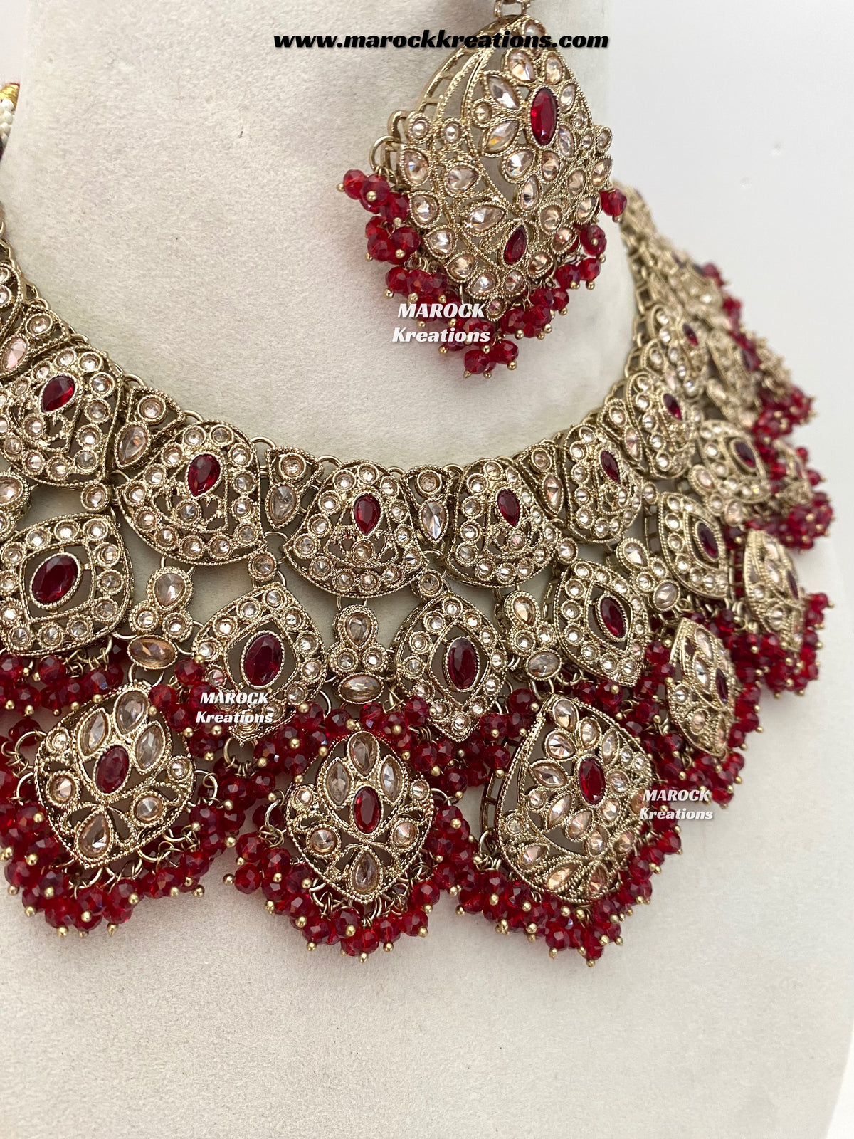Shradha Polki Statement Necklace set/Bridal set