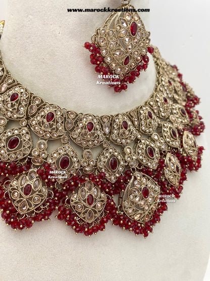 Shradha Polki Statement Necklace set/Bridal set