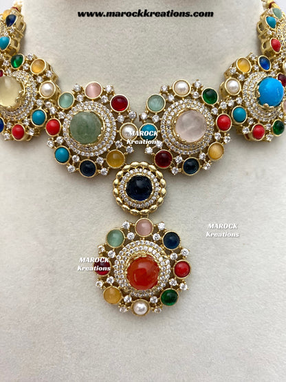Annie Premium quality Sabyasachi inspired Statement necklace set