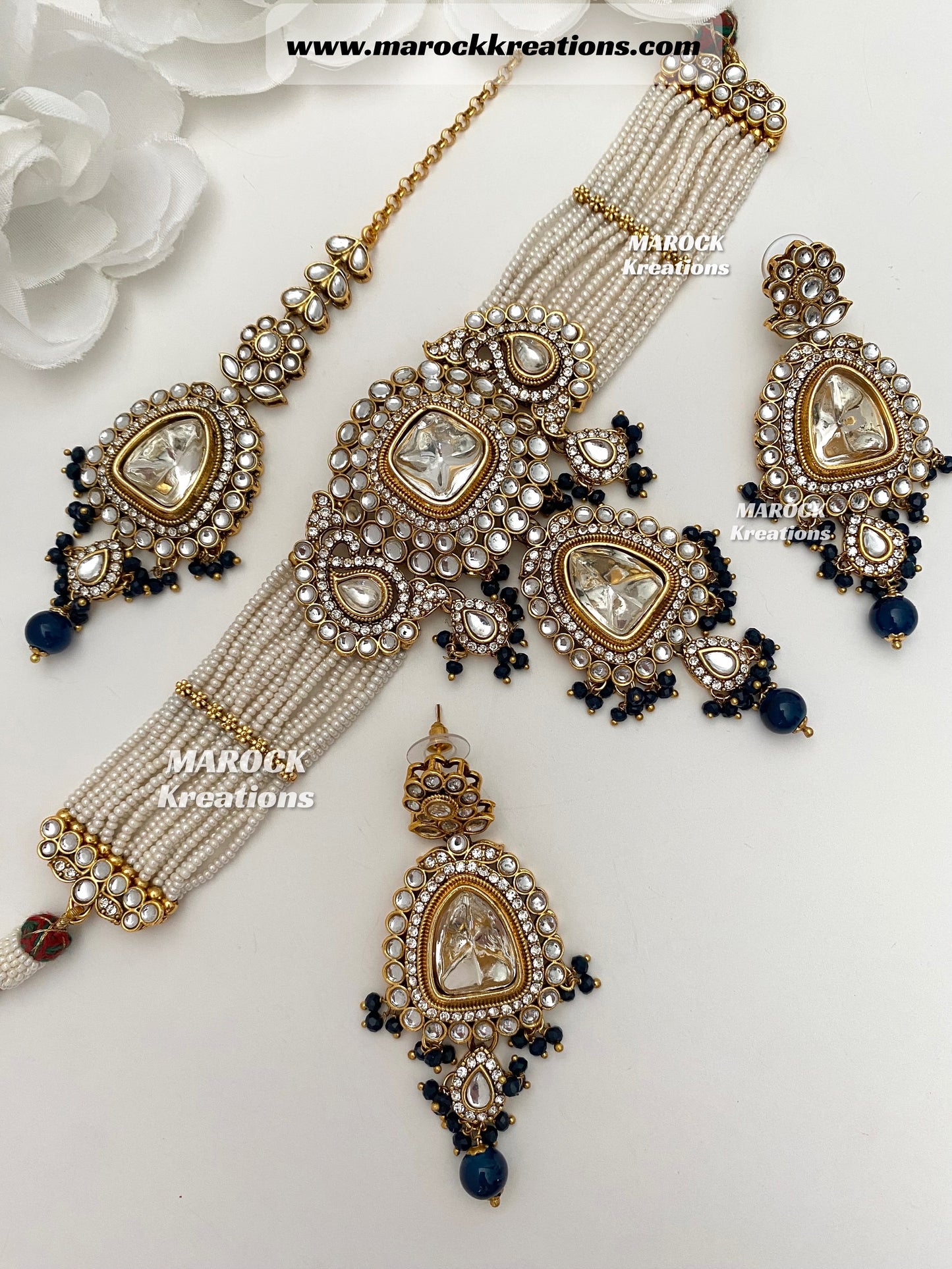 Aarzoo Kundan Statement Choker set