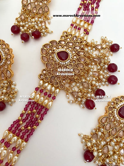 Gold Polki Choker set