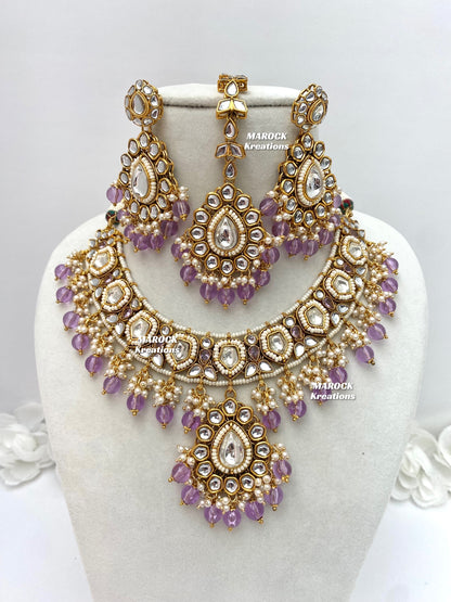 Sania Premium Quality Kundan Necklace set