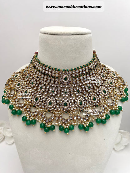 Kareena Premium Quality Kundan Bridal set/Indian bridal jewelry