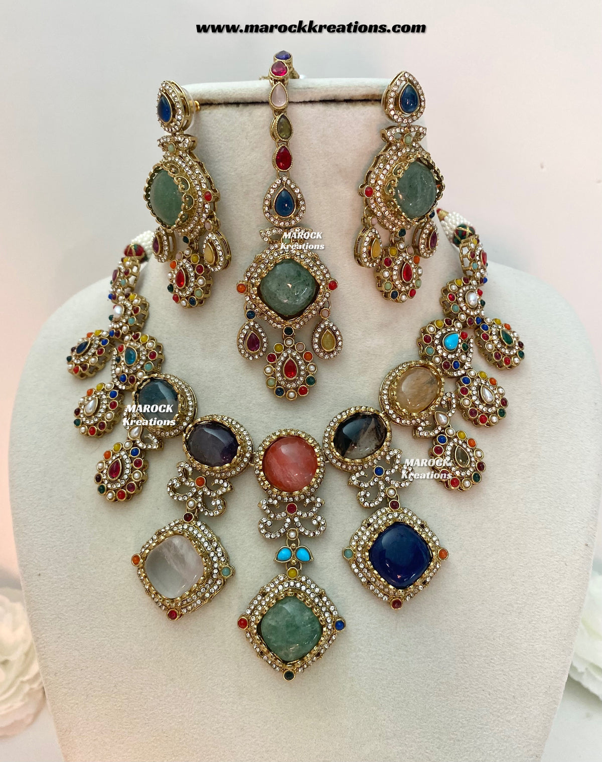 Niharika Sabyasachi inspired Premium Quality Kundan statement choker/necklace set