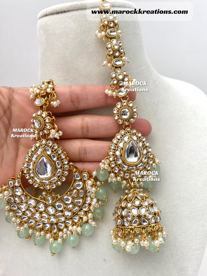 Reet Premium Quality Kundan Statement Necklace set/Bridal set