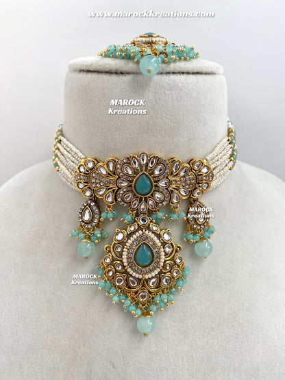 Mahima Premium Quality Kundan Choker set