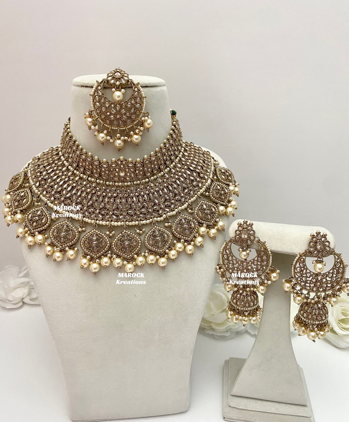Tashi Premium Quality Polki Statement Bridal set