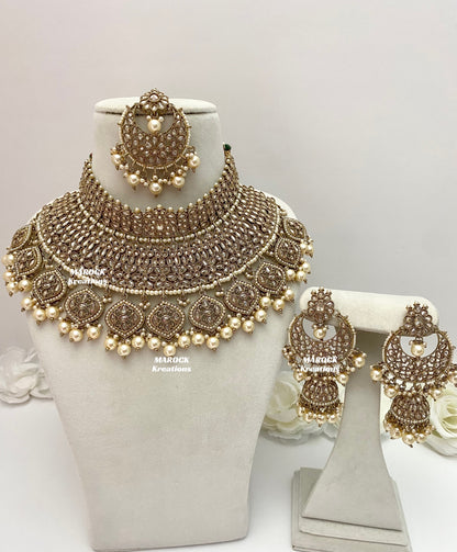 Tashi Premium Quality Polki Statement Bridal set