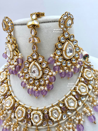 Sania Premium Quality Kundan Necklace set