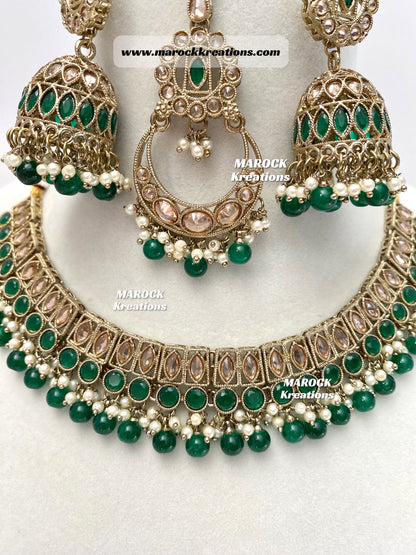 Alisha Antique Polki Choker/Necklace sets