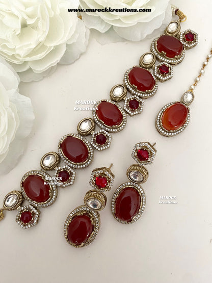 Ridam Sabyasachi inspired Premium Quality Kundan statement choker set