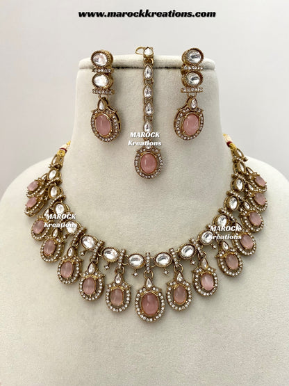 Areeba Kundan Necklace set