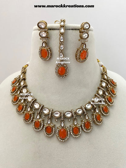 Areeba Kundan Necklace set