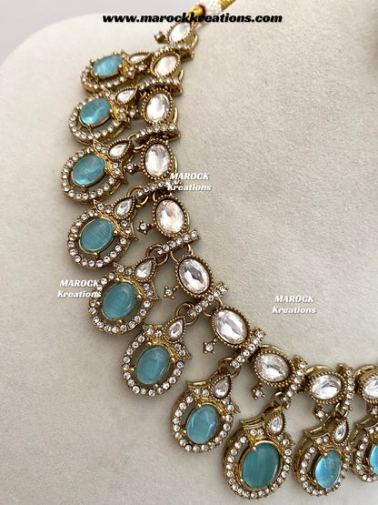 Areeba Kundan Necklace set