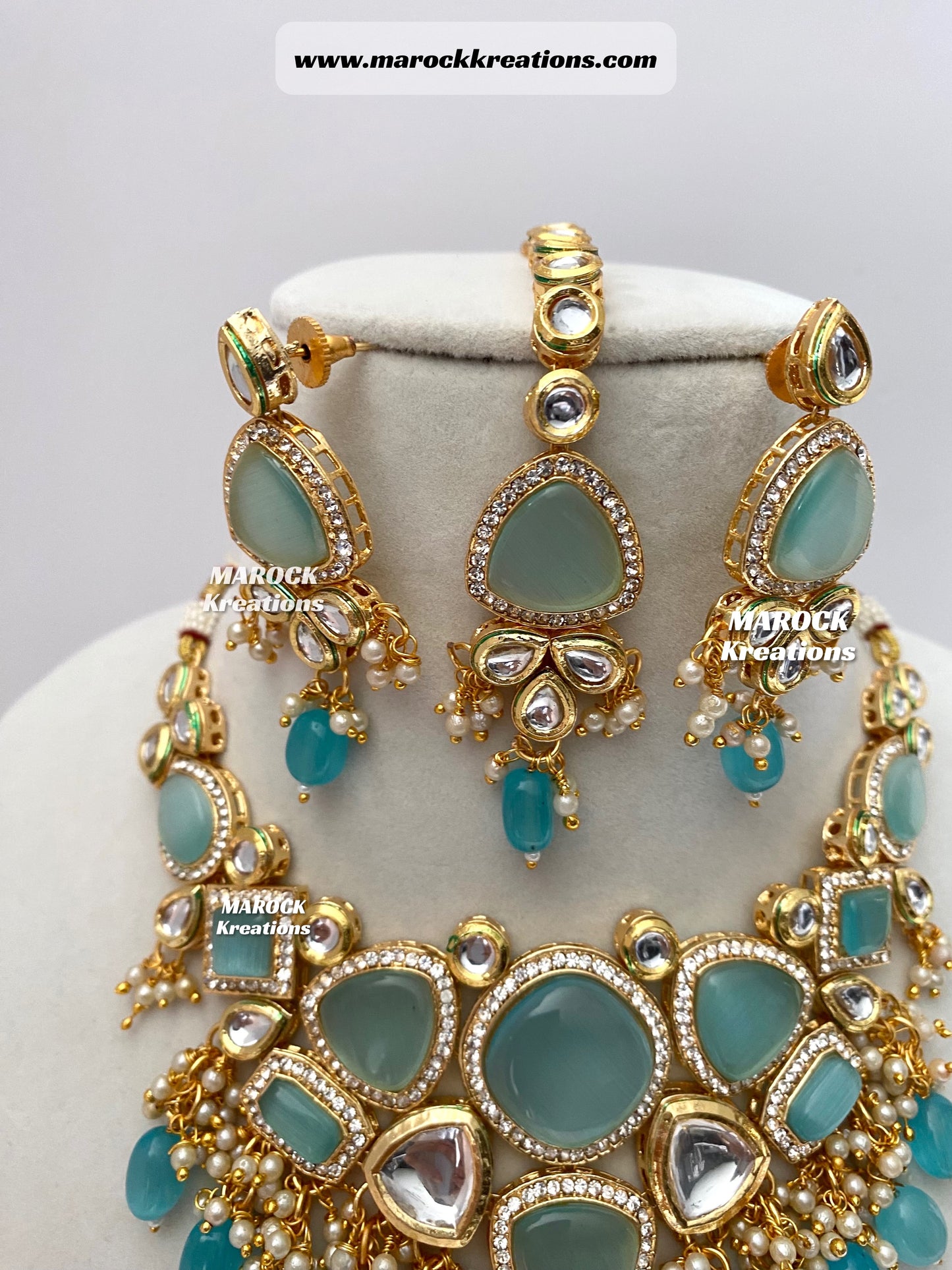 Kundan Statement Necklace set