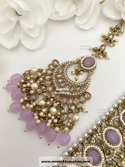 Sabyasachi inspired Antique Gold Polki statement choker sets