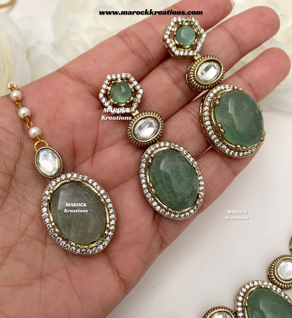 Ridam Sabyasachi inspired Premium Quality Kundan statement choker set