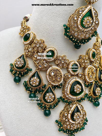 Rufsana Sabyasachi inspired Premium Quality Kundan statement necklace set