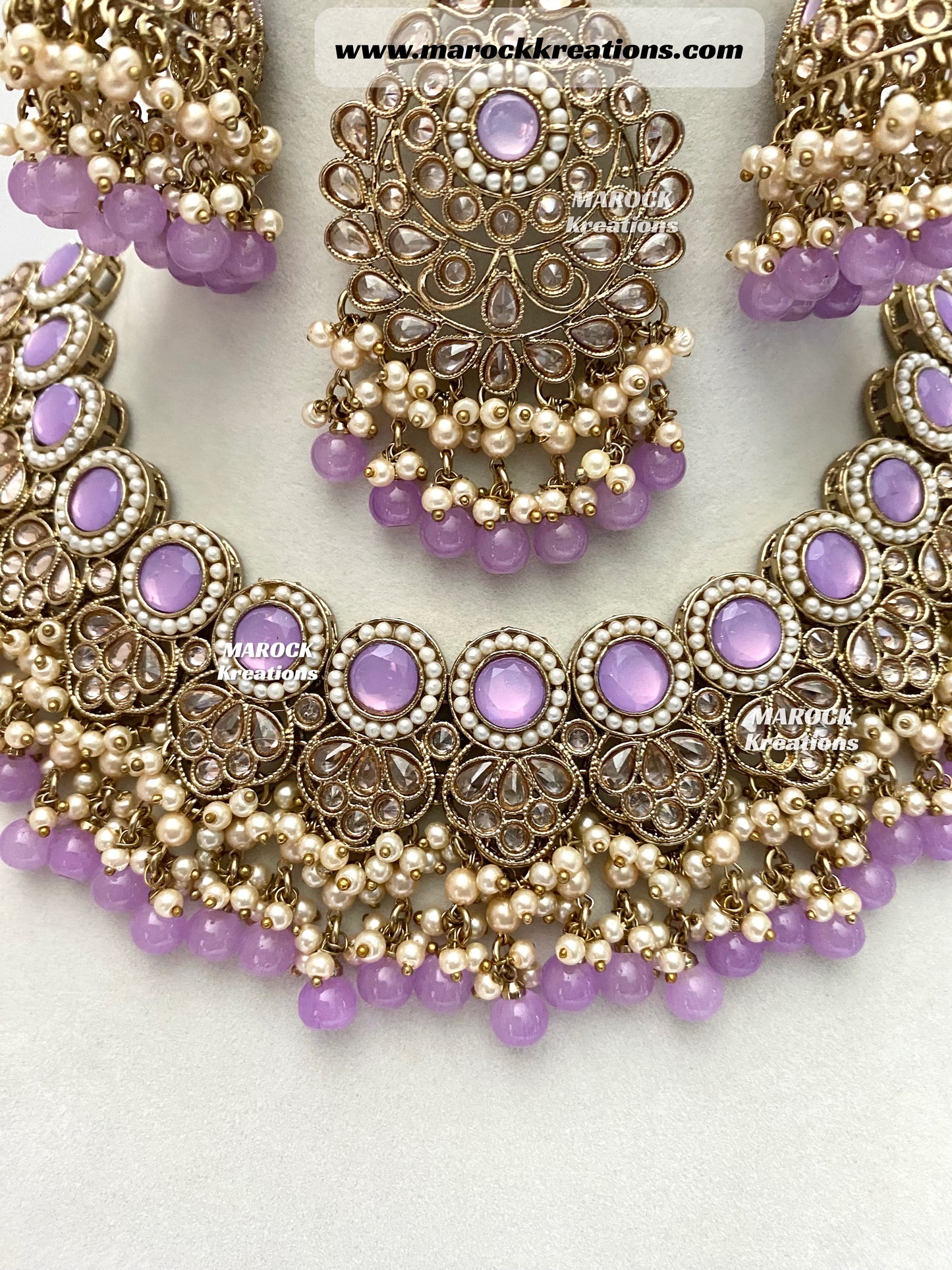 Aalia Antique Polki Necklace set