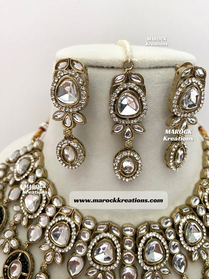 Noor Kundan Statement Necklace set