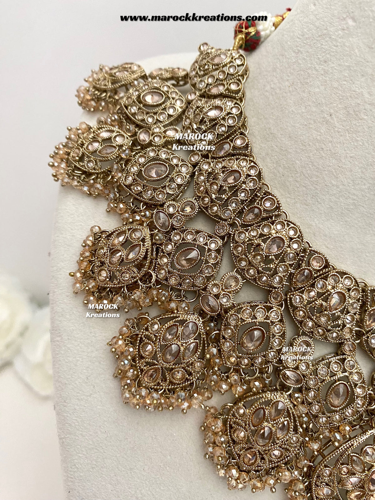 Shradha Polki Statement Necklace set/Bridal set