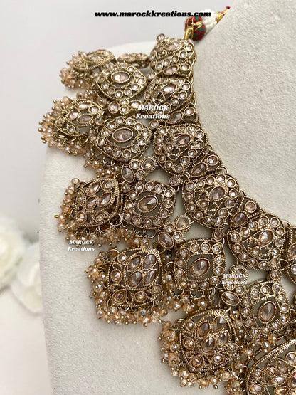 Shradha Polki Statement Necklace set/Bridal set